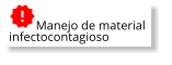Manejo de material infectocontagioso